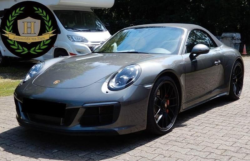 Achatgraumetallic Gebraucht 2019 Porsche 911 Carrera GTS Cabrio | 129.911 € (Superpreis) - Bild 1/4