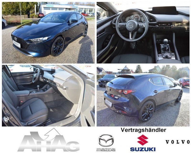 Blau Gebraucht 2022 Mazda 3 Homura-Line Kleinwagen | 27.580 € (Fairer Preis) - Bild 1/4