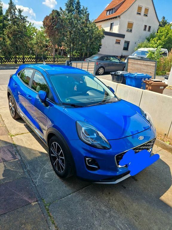 Blau Gebraucht 2020 Ford Puma Titanium SUV | 11.100 € (Superpreis) - Bild 1/4