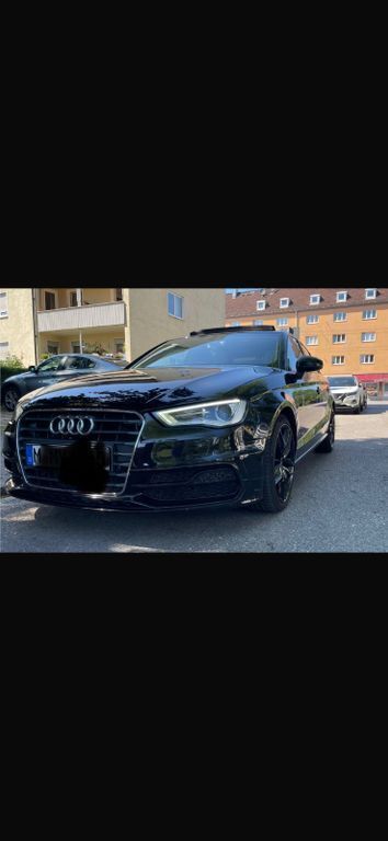 Schwarz Gebraucht 2016 Audi A3 S-Line Limousine | 14.650 € (Guter Preis) - Bild 1/4