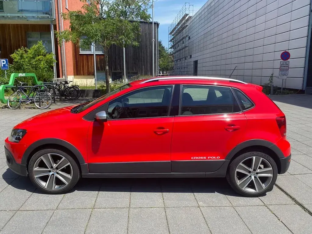 Gebraucht VW Polo Cross 90 PS (66 kW) 2010 Rot Kleinwagen