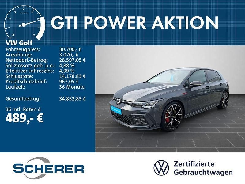 Delfingrau metallic Gebraucht 2022 VW Golf GTI Limousine | 30.700 € (Teuer) - Bild 1/4