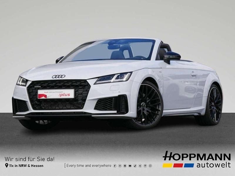 Gletscherweiß metallic Gebraucht 2023 Audi TT S-Line Cabrio | 47.990 € (Teuer) - Bild 1/4