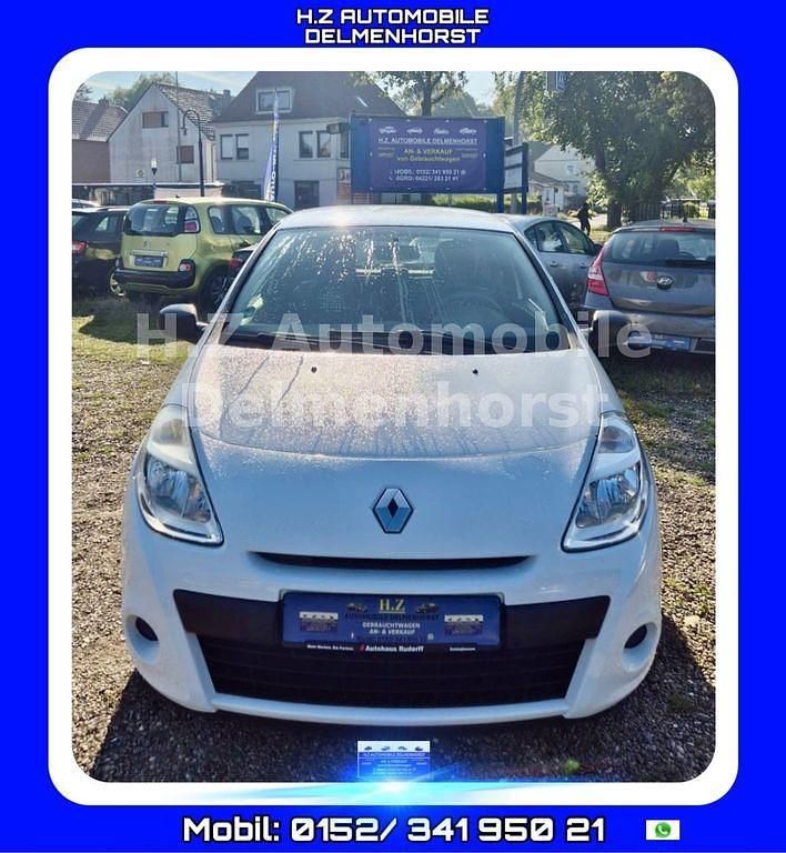 Weiß Gebraucht 2012 Renault Clio III Kleinwagen | 3.890 € (Teuer) - Bild 1/4