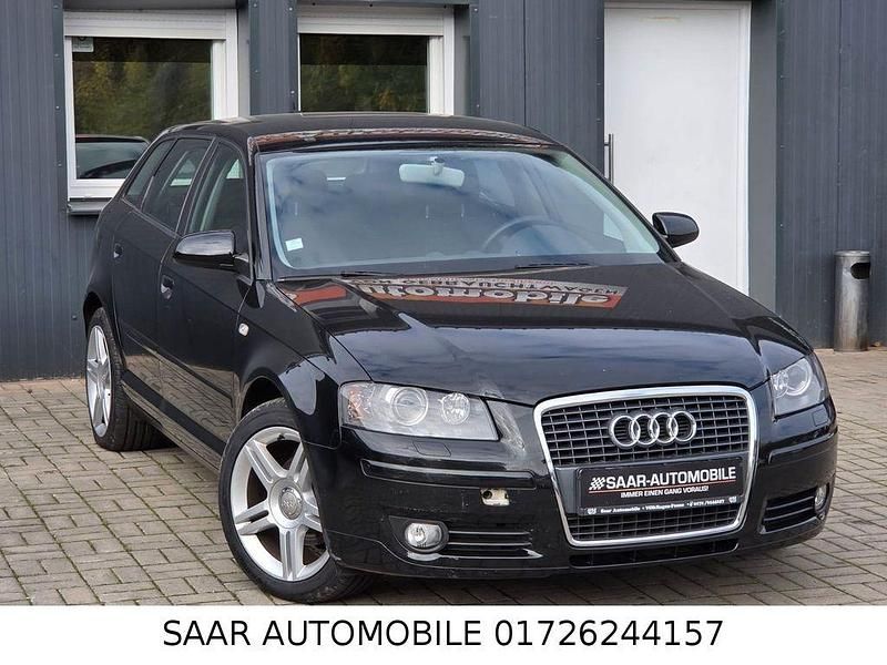 Schwarz Gebraucht 2008 Audi A3 Attraction Limousine | 5.999 € (Etwas zu teuer) - Bild 1/4