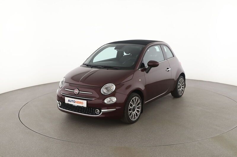 Violett Gebraucht 2020 Fiat 500C Star Cabrio | 13.880 € (Teuer) - Bild 1/4