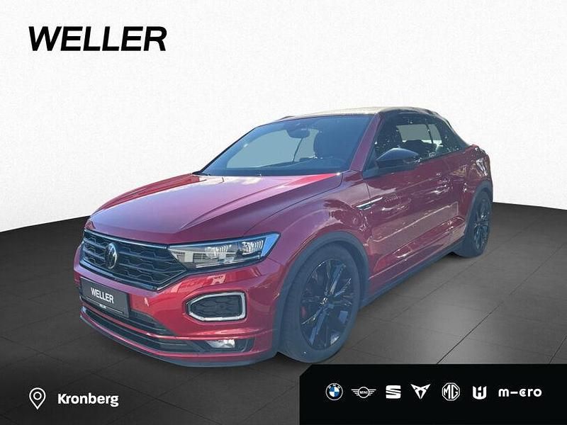 Kings red (rot) Gebraucht 2021 VW T-Roc Cabriolet R-line Cabrio | 22.222 € (Guter Preis) - Bild 1/4
