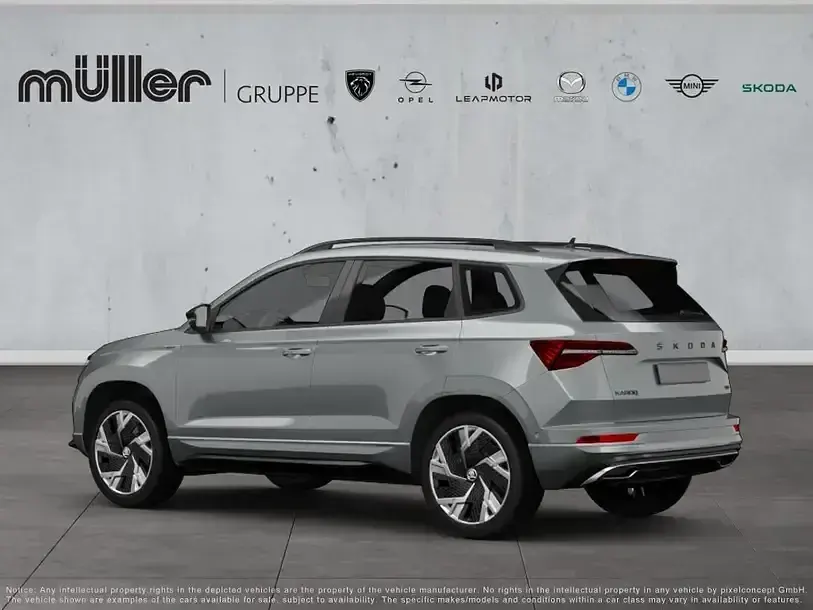 Neu Skoda Karoq SportLine 150 PS (110 kW) 2026 Silber SUV