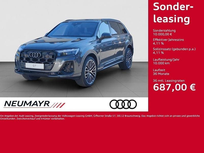 Grau Neu 2025 Audi Q7 S-Line SUV | 92.990 € (Guter Preis) - Bild 1/4