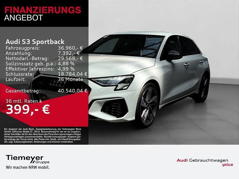 Weiß Gebraucht 2024 Audi S3 Sport Limousine | 36.960 € (Superpreis) - Bild 1/4