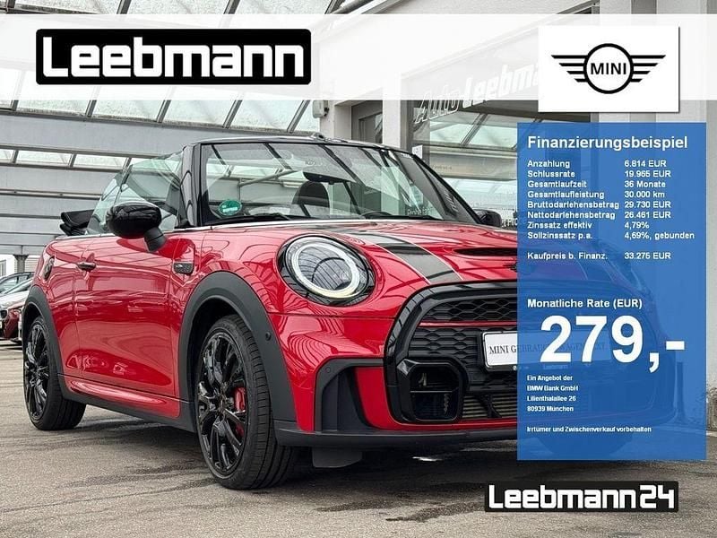 Chili red uni Gebraucht 2021 Mini John Cooper Works Cabriolet Cabrio | 33.275 € (Fairer Preis) - Bild 1/4