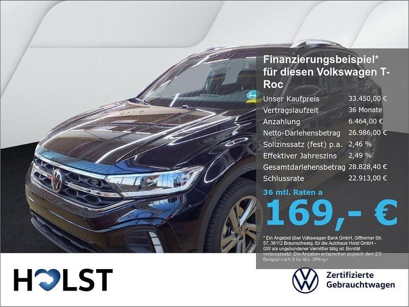 Schwarz Gebraucht 2025 VW T-Roc R-line SUV | 33.450 € (Guter Preis) - Bild 1/4