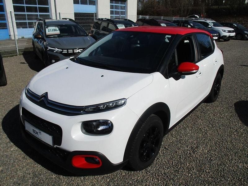 Gebraucht Citroën C3 Feel 82 PS (60 kW) 2018 Weiß Kleinwagen