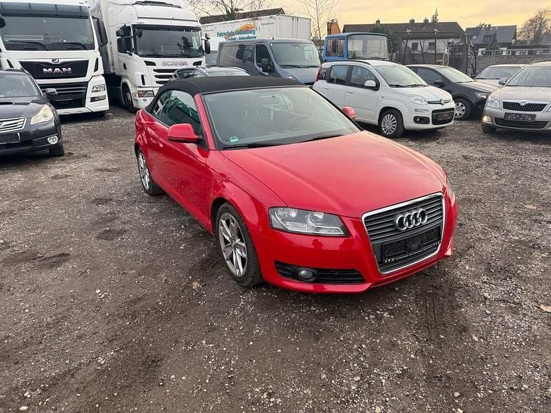 Rot Gebraucht 2009 Audi A3 Cabriolet Ambition Cabrio | 4.999 € (Guter Preis) - Bild 1/4