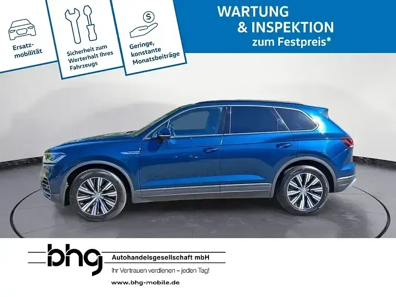 Gebraucht VW Touareg Basis 286 PS (210 kW) 2018 Blau SUV