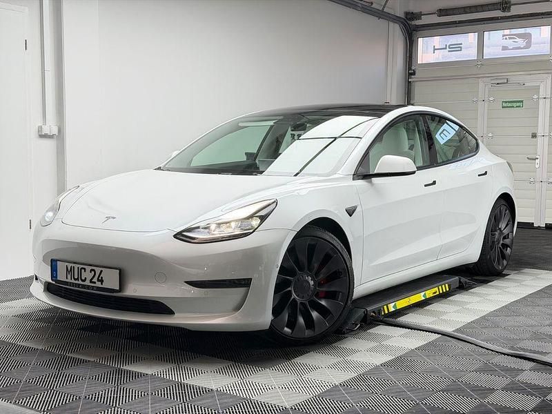 Gebraucht Tesla Model 3 Performance 377 kW (513 PS) 2020 Weiß Limousine