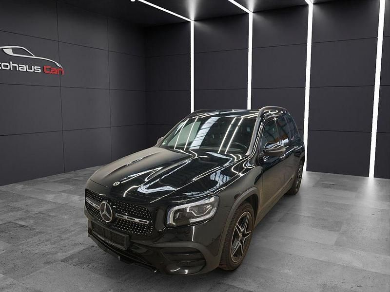 Schwarz Gebraucht 2021 Mercedes GLB220 AMG line SUV | 26.990 € (Superpreis) - Bild 1/4