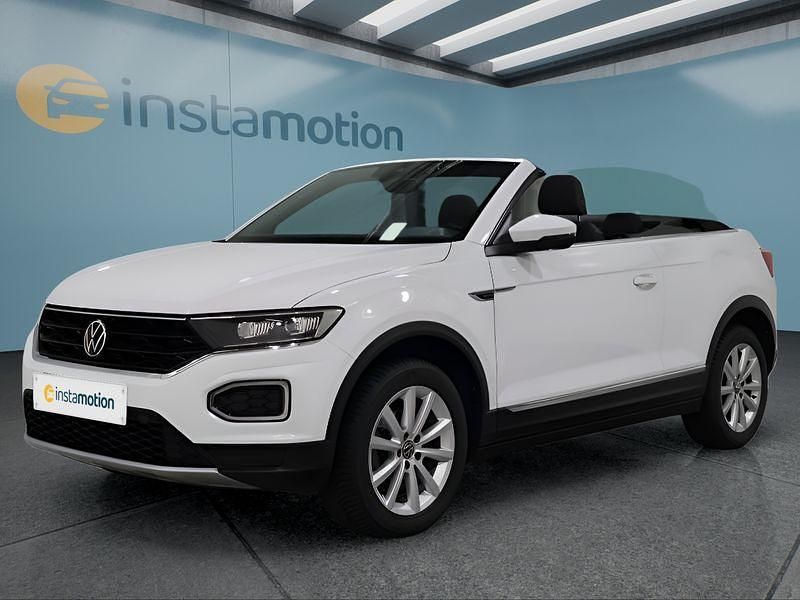Gebraucht VW T-Roc Cabriolet 150 PS (110 kW) 2021 Weiß Cabrio