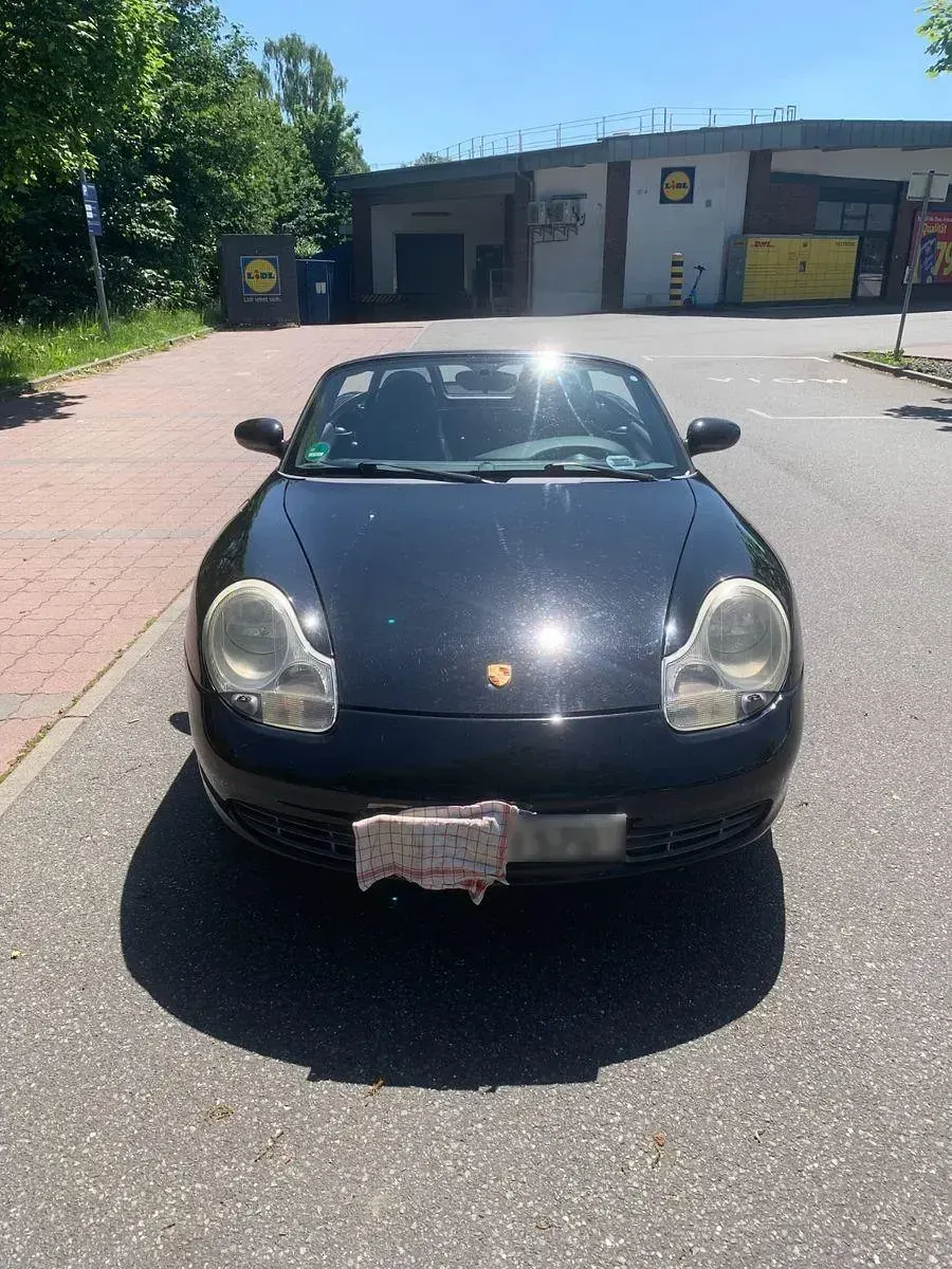 Gebraucht Porsche Boxster 228 PS (167 kW) 2001 Schwarz Cabrio