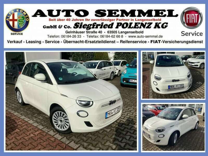 Weiss Gebraucht 2023 Fiat 500e Limousine | 17.850 € (Superpreis) - Bild 1/4