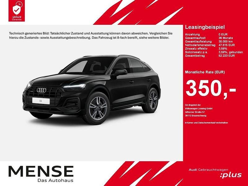 Mythosschwarz Gebraucht 2024 Audi Q5 Sportback Advanced SUV | 47.615 € (Fairer Preis) - Bild 1/4