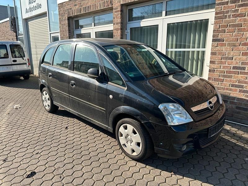 Schwarz Gebraucht 2008 Opel Meriva Van / Kleinbus | 400 € (Superpreis) - Bild 1/4