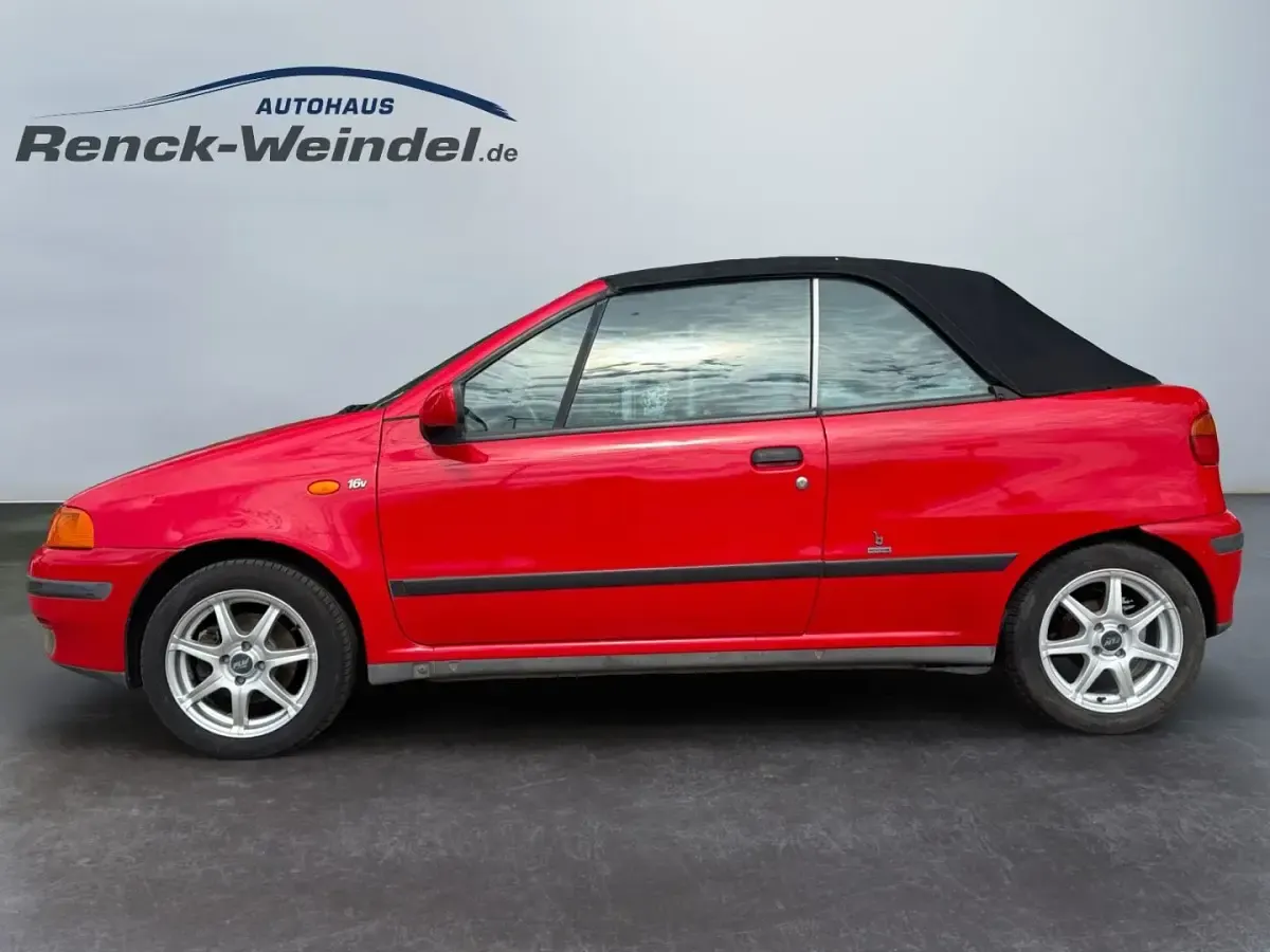Gebraucht Fiat Punto Cabriolet 86 PS (63 kW) 1999 Rot Cabrio