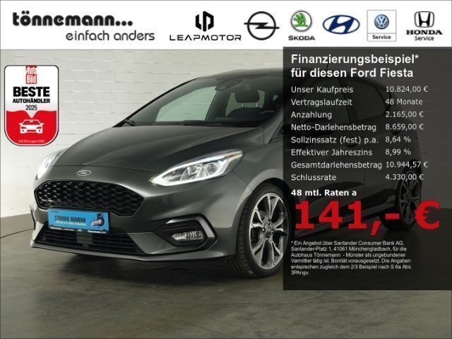 Grau Gebraucht 2018 Ford Fiesta ST-Line Kleinwagen | 12.324 € (Fairer Preis) - Bild 1/3