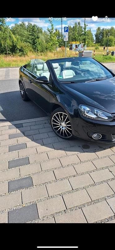 Gebraucht VW Golf Cabriolet 160 PS (117 kW) 2012 Schwarz Cabrio