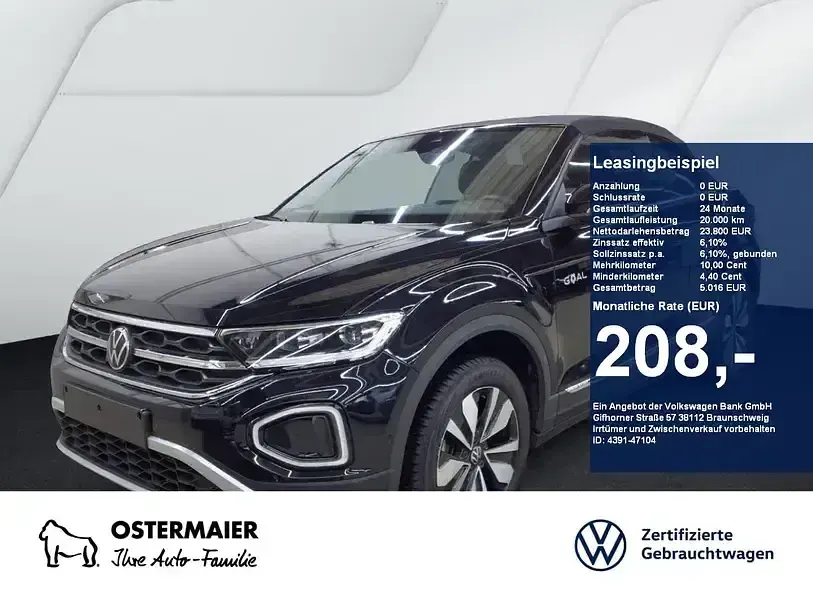 Second-hand VW T-Roc Goal 2025 Negru SUV