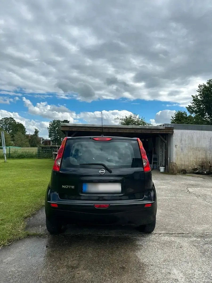 Gebraucht Nissan Note 88 PS (64 kW) 2008 Schwarz Kleinwagen
