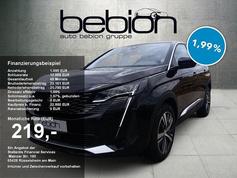 Metfa schwarz perla Gebraucht 2023 Peugeot 3008 Allure SUV | 22.880 € (Fairer Preis) - Bild 1/4