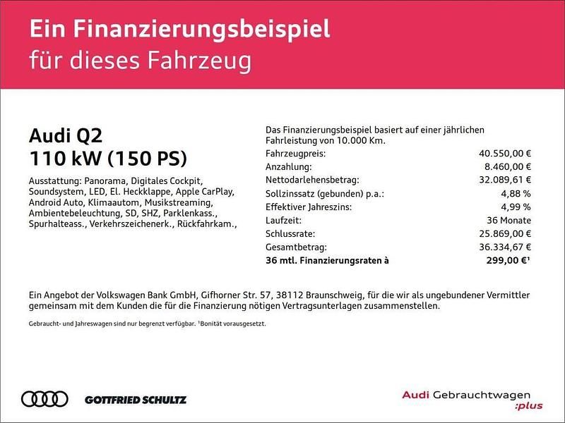 Gebraucht Audi Q2 S-Line 150 PS (110 kW) 2025 Grau SUV