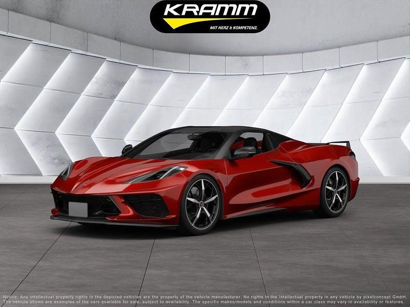 Nowe Corvette C8 482 KM (354 kW) 2025 Czerwony Coupe