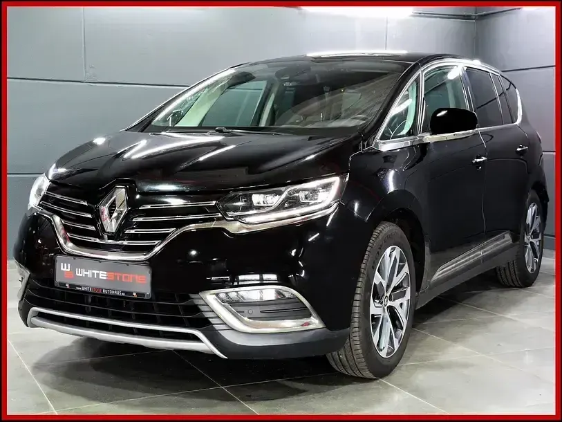 Gebraucht Renault Espace 160 PS (117 kW) 2017 Schwarz Van / Kleinbus