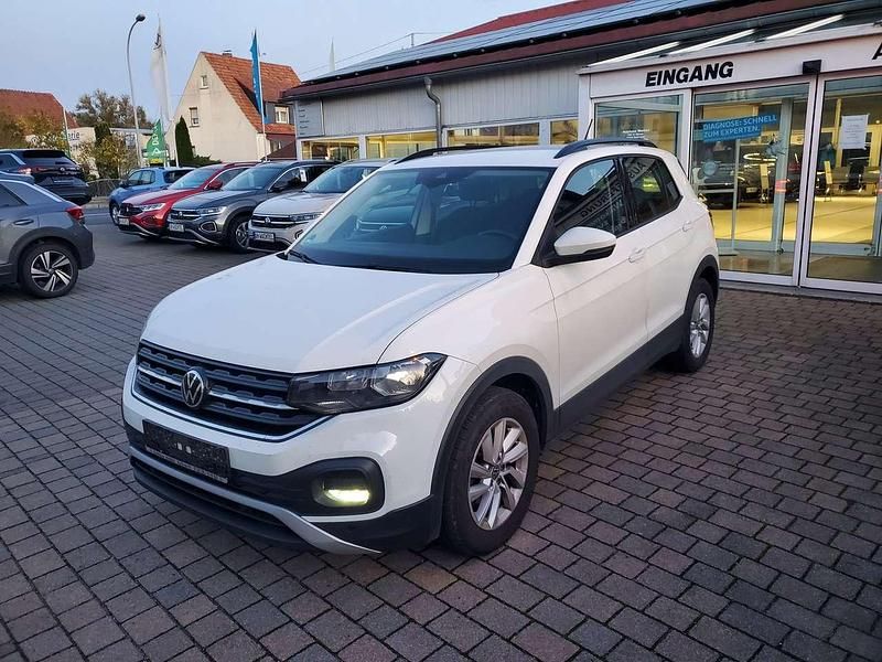 Pure white Gebraucht 2021 VW T-Cross Life SUV | 15.399 € (Guter Preis) - Bild 1/4