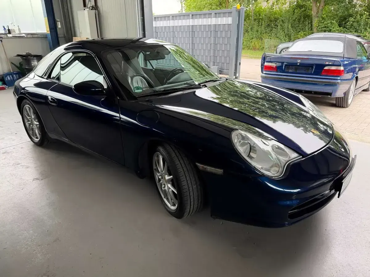 Gebraucht Porsche 911 Carrera Cabriolet 320 PS (235 kW) 2004 Blau Cabrio