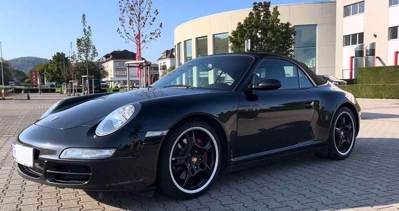 Schwarz Gebraucht 2007 Porsche 911 Carrera 4S Cabriolet Cabrio | 56.900 € (Guter Preis) - Bild 1/4