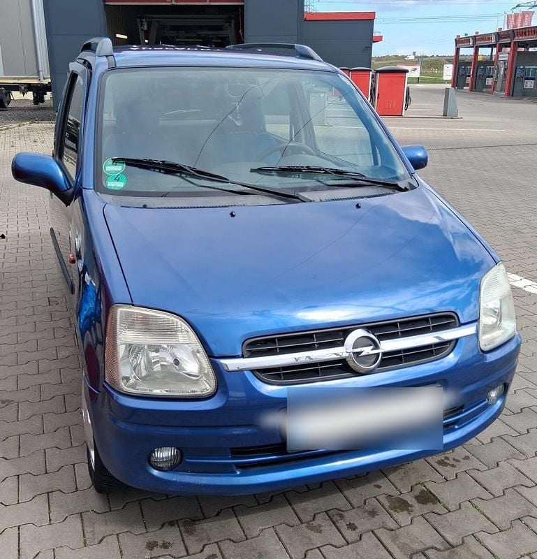 Second-hand Opel Agila 75 CP (55 kW) 2002 Albastru Monovolum