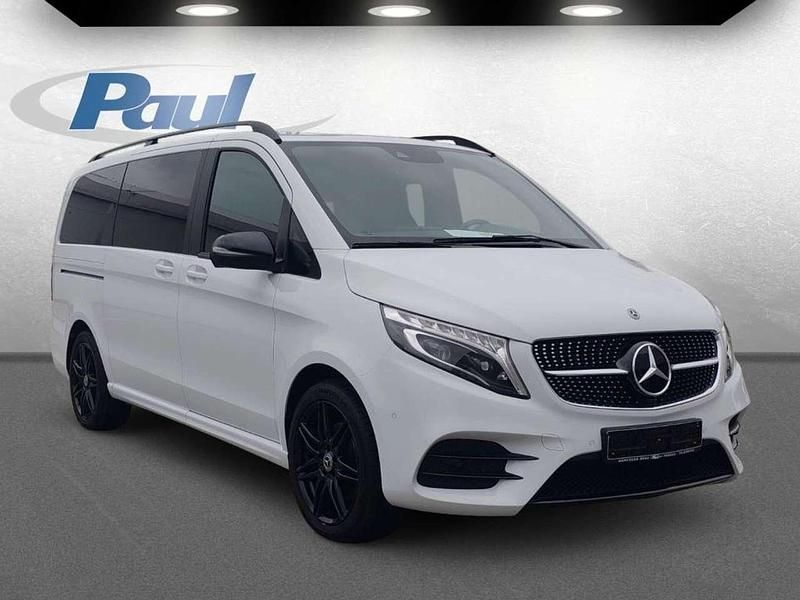 Gebraucht Mercedes V250 AMG 190 PS (139 kW) 2020 Weiss bergkristallweiß metalli Van / Kleinbus