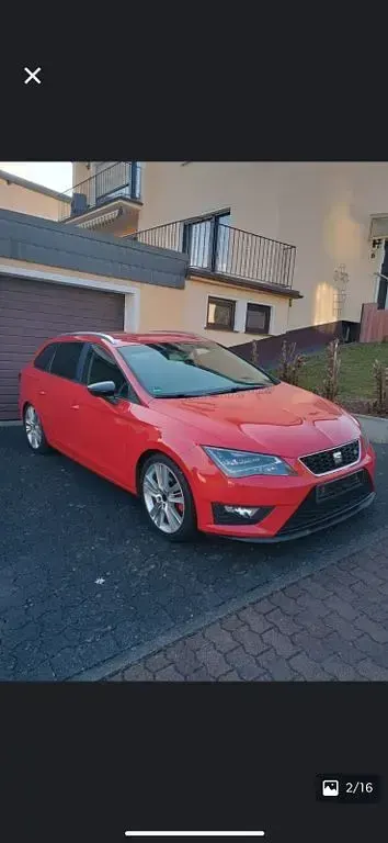 Second-hand Seat Leon ST FR 184 CP (135 kW) 2014 Roșu Break