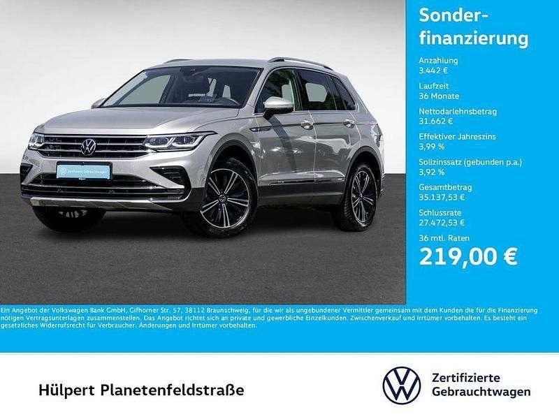 Ivory silver metallic Gebraucht 2024 VW Tiguan Elegance SUV | 35.104 € (Superpreis) - Bild 1/4