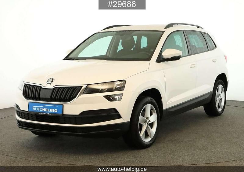 Weiß Gebraucht 2021 Skoda Karoq Ambition SUV | 16.590 € (Superpreis) - Bild 1/2