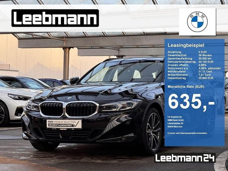 Schwarz (saphirschwarz) Gebraucht 2024 BMW 330e Comfort Edition Kombi | 44.390 € (Etwas zu teuer) - Bild 1/4