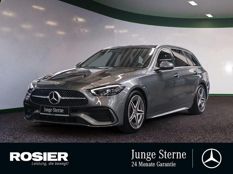 Grau Gebraucht 2022 Mercedes C220 AMG Limousine | 35.780 € (Etwas zu teuer) - Bild 1/4