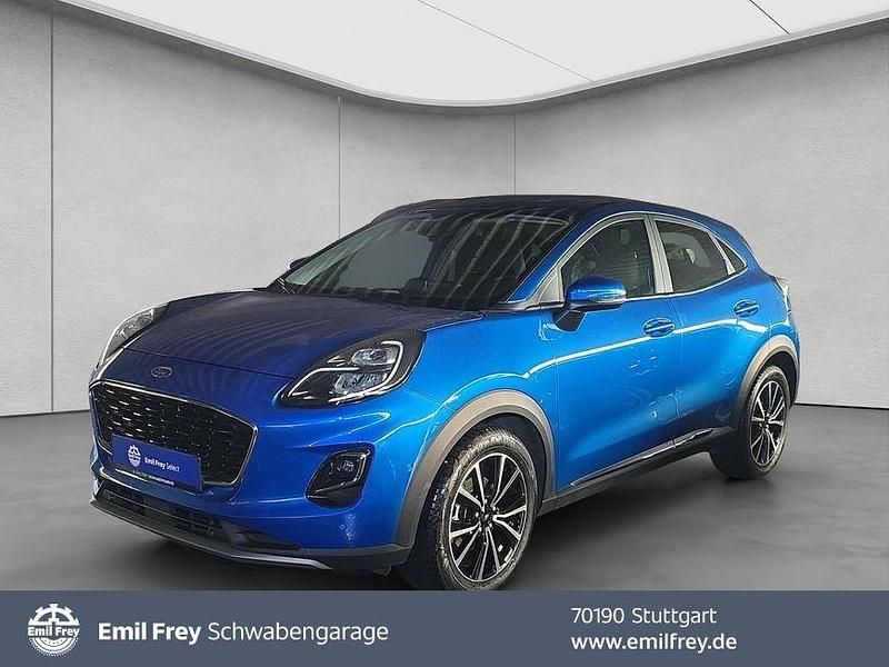 Blau Gebraucht 2022 Ford Puma Titanium X SUV | 16.900 € (Fairer Preis) - Bild 1/4