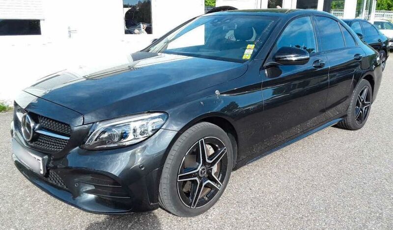 Graphitgraumetallic Gebraucht 2020 Mercedes C300e AMG line Limousine | 32.800 € (Teuer) - Bild 1/4