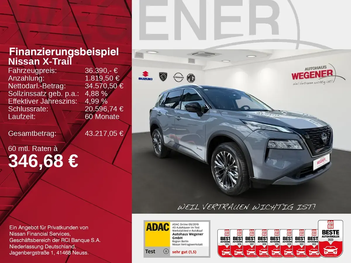 Gebraucht Nissan X-Trail N-Connecta 204 PS (150 kW) 2025 Ceramic grey/black SUV