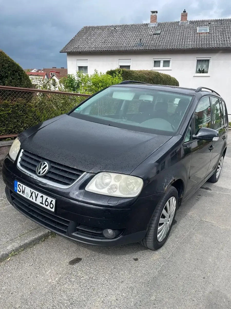 Gebraucht VW Touran 140 PS (102 kW) 2003 Schwarz Van / Kleinbus