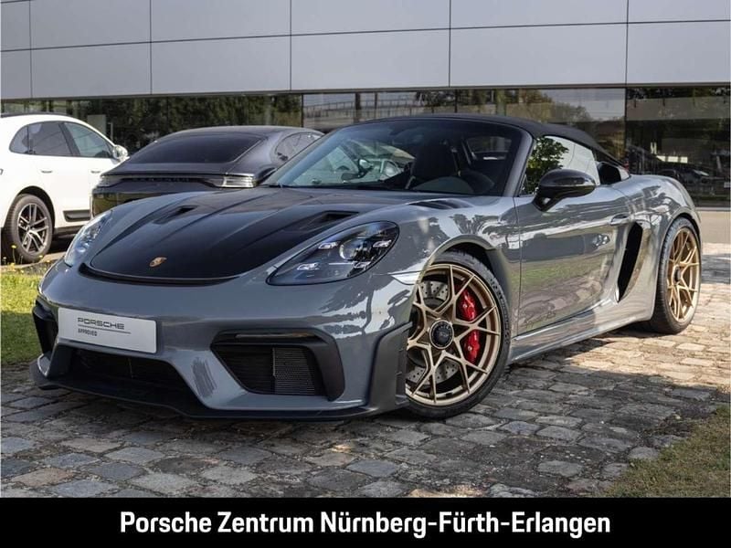 Arktikgrau Gebraucht 2024 Porsche 718 Spyder Cabrio | 184.990 € - Bild 1/4